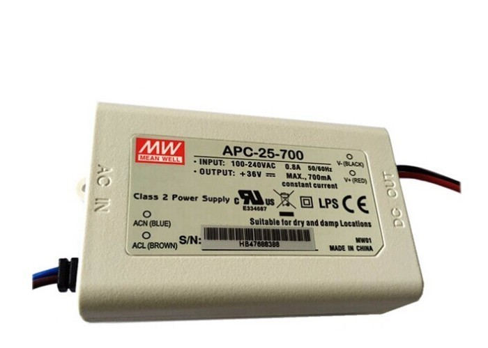LED Power Supply Constant Current  APC Series 20w LED Driver APC-25-700