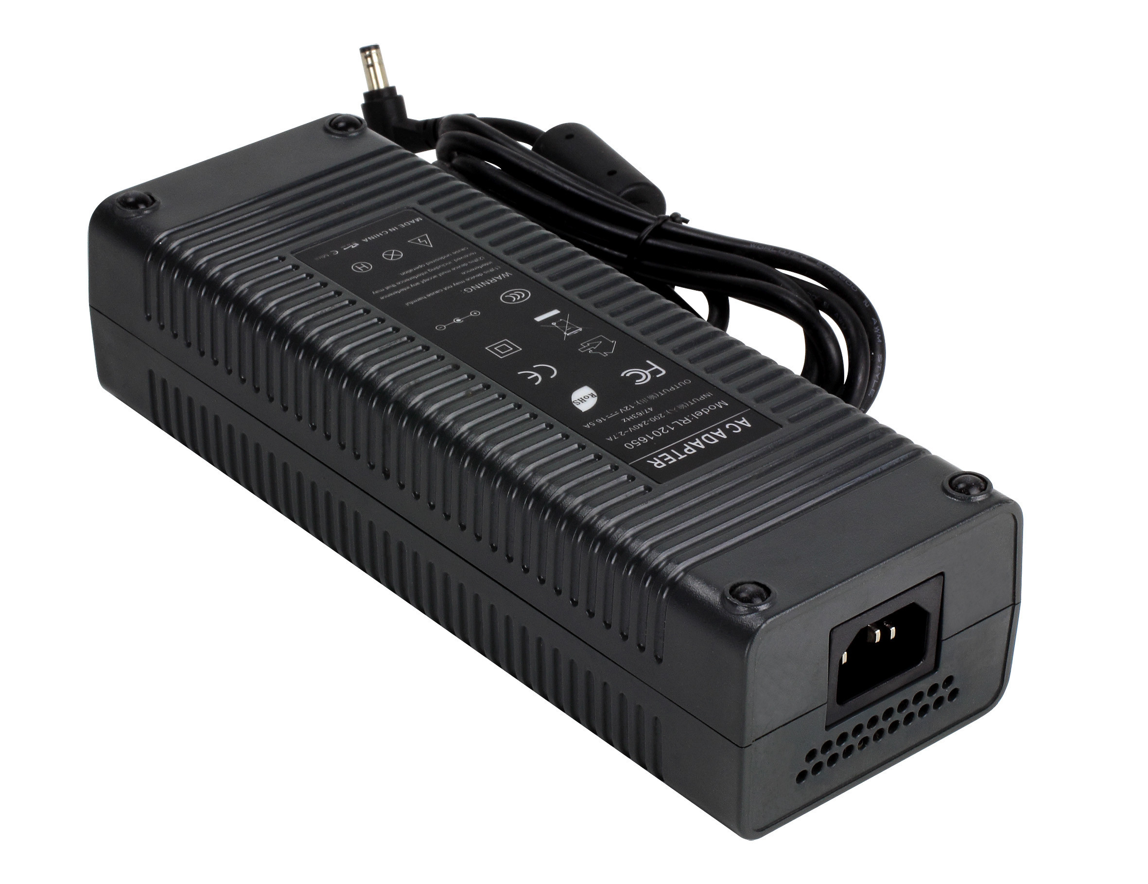 200 W Black Computer AC Adapter , ITX PC 12V16.7A AC DC Power Supply