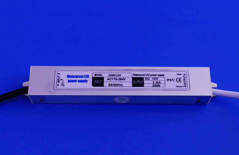 20W Power Supply , LED Constant Voltage Driver for LED Decorative Lighting