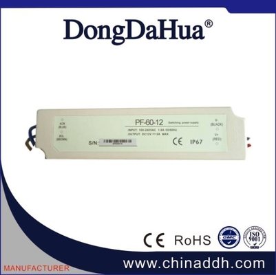 LED Lighting 60 Watt Constant Voltage LED Driver IP67 24V DC , High Reliability