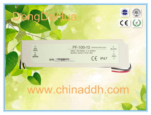 Portable 24 Volt Compact Constant Voltage LED Driver 100W , Outdoor LED Driver