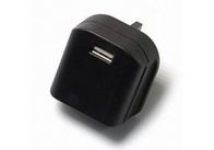 Two pin 5V 1A Portable Auto Travel Universal USB Power Adapter (US, UK, EU, AU)