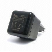 11W 5V 1A-2.1A portable USB Universal AC DC Power Adapter EU plug with EN 60950-1