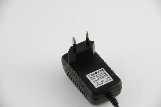 Switching 24 W LED AC DC Power Adapter 12V 50Hz Low Noise , Short-Circuit Protection