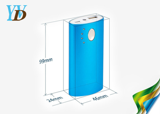 Rechargeable Travel Portable Backup 6000mAh Mobile Li-ion Power Bank Blue