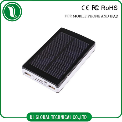 Blue White Red High Power Solar Panel Power Bank Mobile Battery Bank