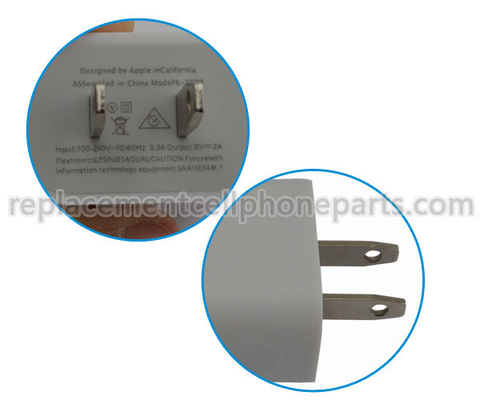 US / EU Mini Type Plug USB AC apple iphone power adapter for mobile phone