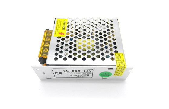 60Watt AC To DC Power Adapter Over Voltage For LED Light , Short Circuit
