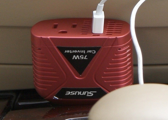 High efficiency 75w car power inverter 12v dc  to 220v ac with cigarette lighter plug
