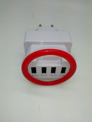 EU Plug 2000mA Travel Portable Charger Universal For IPhone 4g / 4s
