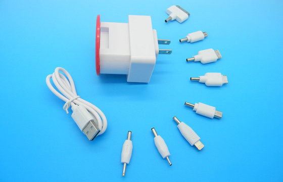 FCC Part 15 Class B Universal USB Travel Charger 5V 10W CE For Smartphones