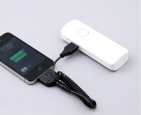 Portable 5 Volt Mobile Power Supply Black With OEM 5200MAH