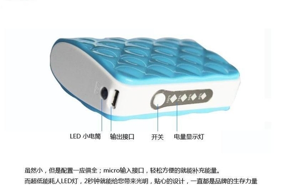 1A 5V Mobile Power Supply For Mobile Phone / Car With LED