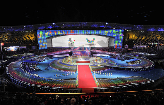 Transparent Stage LED Screens Sigular Power Supply For Opening Ceremony