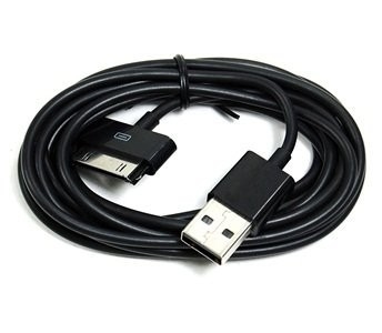 Extra long Black 6FT USB Data Sync Cable for Apple iPhone 4 4S 3GS iPod iPad