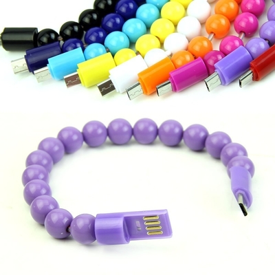 Bracelet Micro USB Data Cable Charging Sync USB 2.0 For Samsung