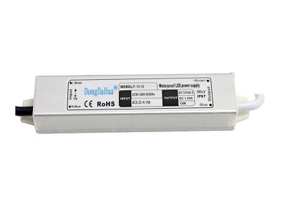 White Switching 12V DC Waterproof LED Power Supply 15W 1.25A , EPA3050B GB4943