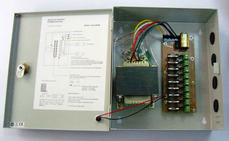 12V 10A 9CH 120W ptc fuse cctv power supply cctv camera switch power supply