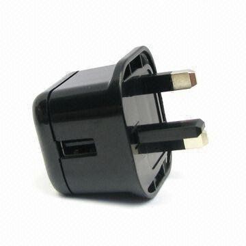 5.0V 100mA Universal USB Power Adapter Flat Computer Charger with Safe Design, UL, GS, CE, CCC, FCC Approvals