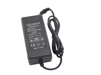 Stable 48W Regulated Switching AC DC Power Adapter 12V DC 50Hz With EMI Filter