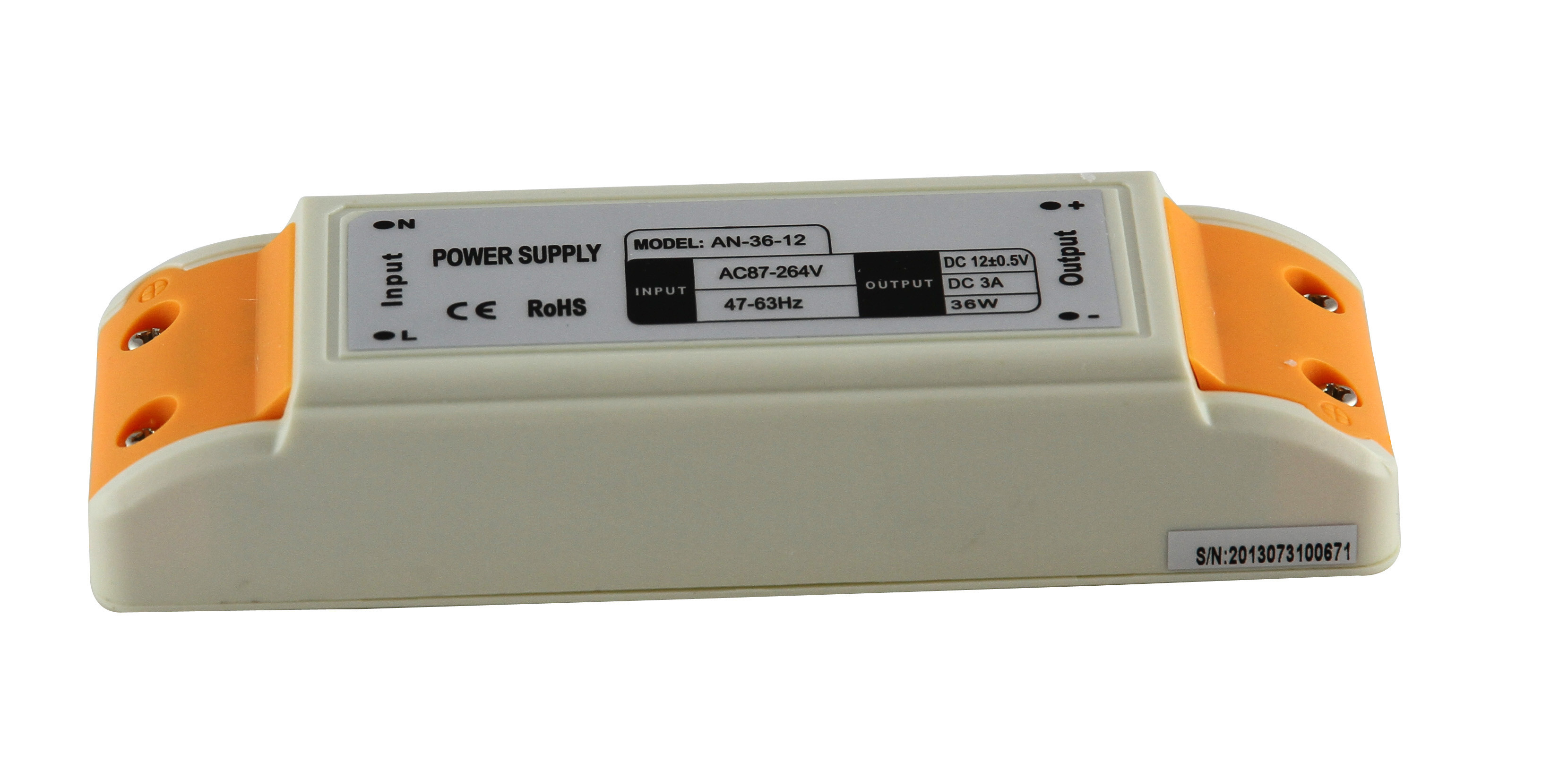 stable PCB 2 years warranty CE RoHS DC12V 3A 36W LED power supply