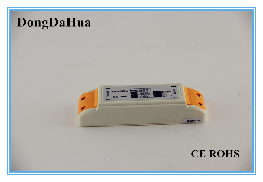 LED driver manufacture constant voltage style plastic shell in China