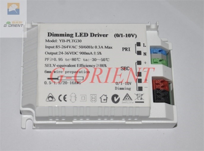 Universal 600ma 0-10V PWM Dimmable constant current led driver power supply