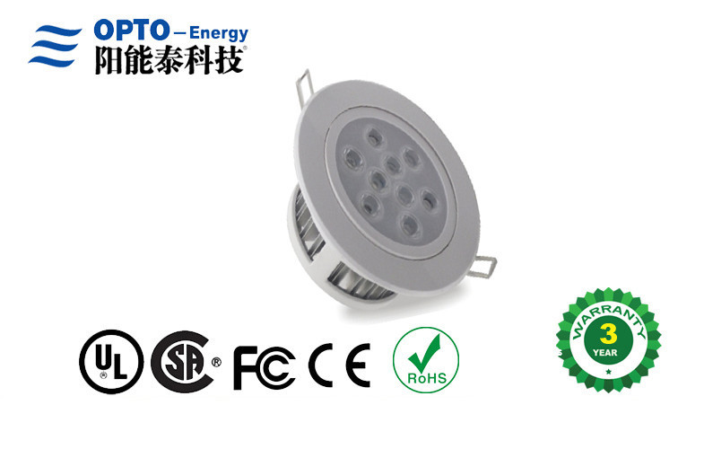 Constant Voltage 9W Led Down Lighting Hotel 277Volt with custom LOGO
