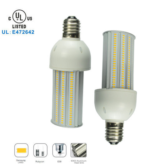 High Power 36w LED Wallpack 110lm/w , Outdoor IP65 Waterproof Led Corn Lamp Bulb