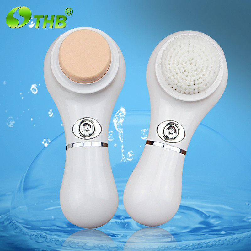 Portable Battery Powered electric face brush / beauty instrument