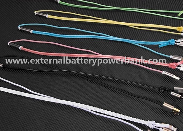 Colorful Zipper USB Data Transfer Cable