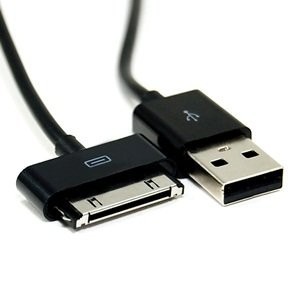 Extra long Black 6FT USB Data Sync Cable for Apple iPhone 4 4S 3GS iPod iPad